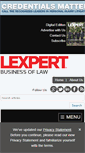 Mobile Screenshot of lexpert.ca